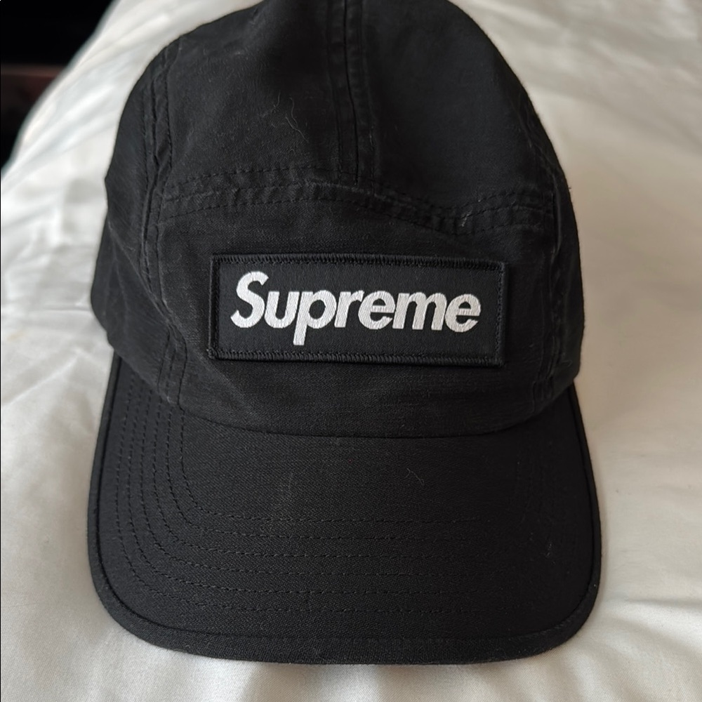 Brand New Supreme Military Camp Cap SNY 94th FS - Black - OS - FW22